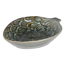 Load image into Gallery viewer, Large Green Artichoke Leaf Dish - MarramTrading.com
