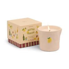 Load image into Gallery viewer, Lemon Embossed Ceramic Candle - MarramTrading.com
