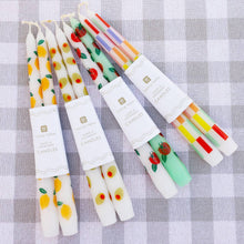 Load image into Gallery viewer, Lemon Taper Dinner Candles - 2 Pack - MarramTrading.com
