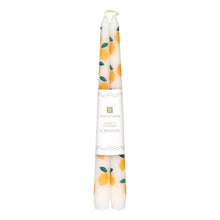 Load image into Gallery viewer, Lemon Taper Dinner Candles - 2 Pack - MarramTrading.com
