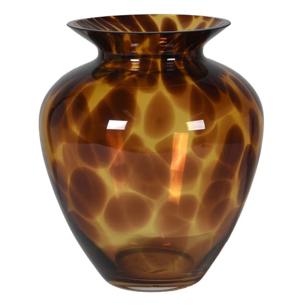 Leopard Print Glass Vase - MarramTrading.com