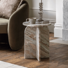 Load image into Gallery viewer, Marble Side Table - MarramTrading.com

