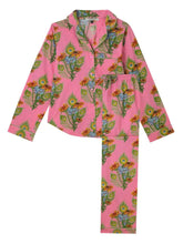 Load image into Gallery viewer, Womens Cotton Traditional Pyjamas Mardi Gras Bouquet
