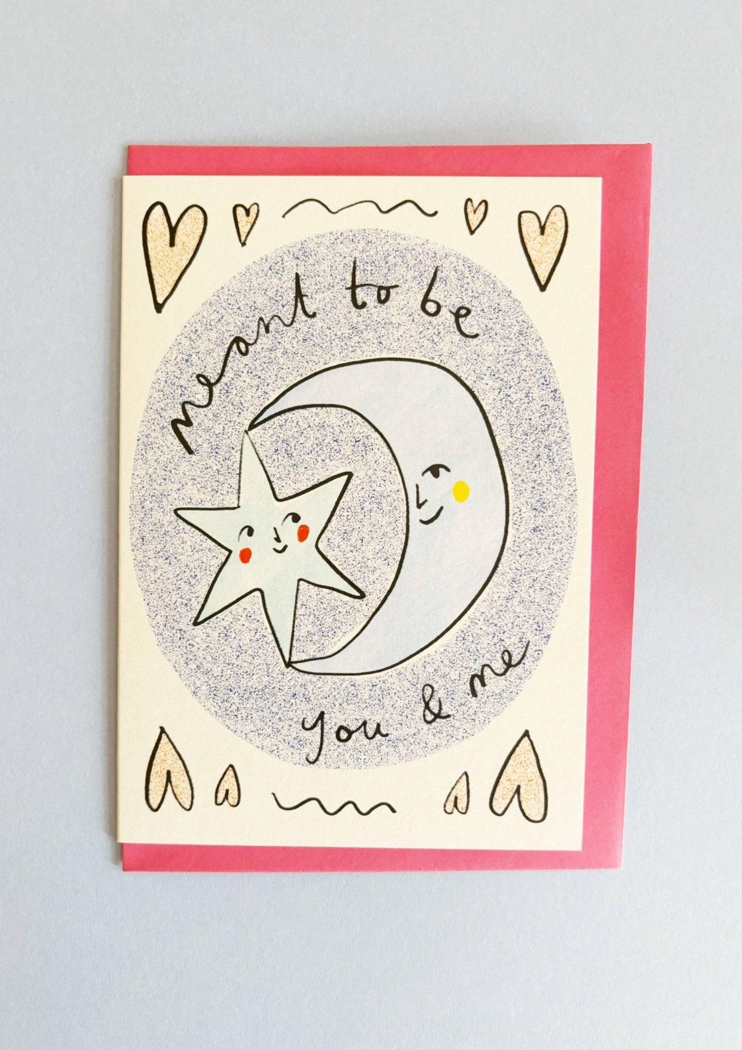 Meant To Be You And Me Eco Greeting Card - MarramTrading.com