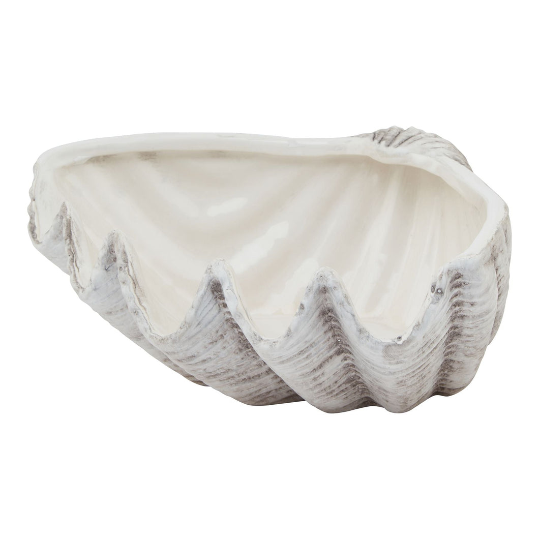 Medium Ceramic Shell Bowl - MarramTrading.com