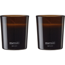 Load image into Gallery viewer, Meraki Dark Wood Set of 2 Candles - MarramTrading.com
