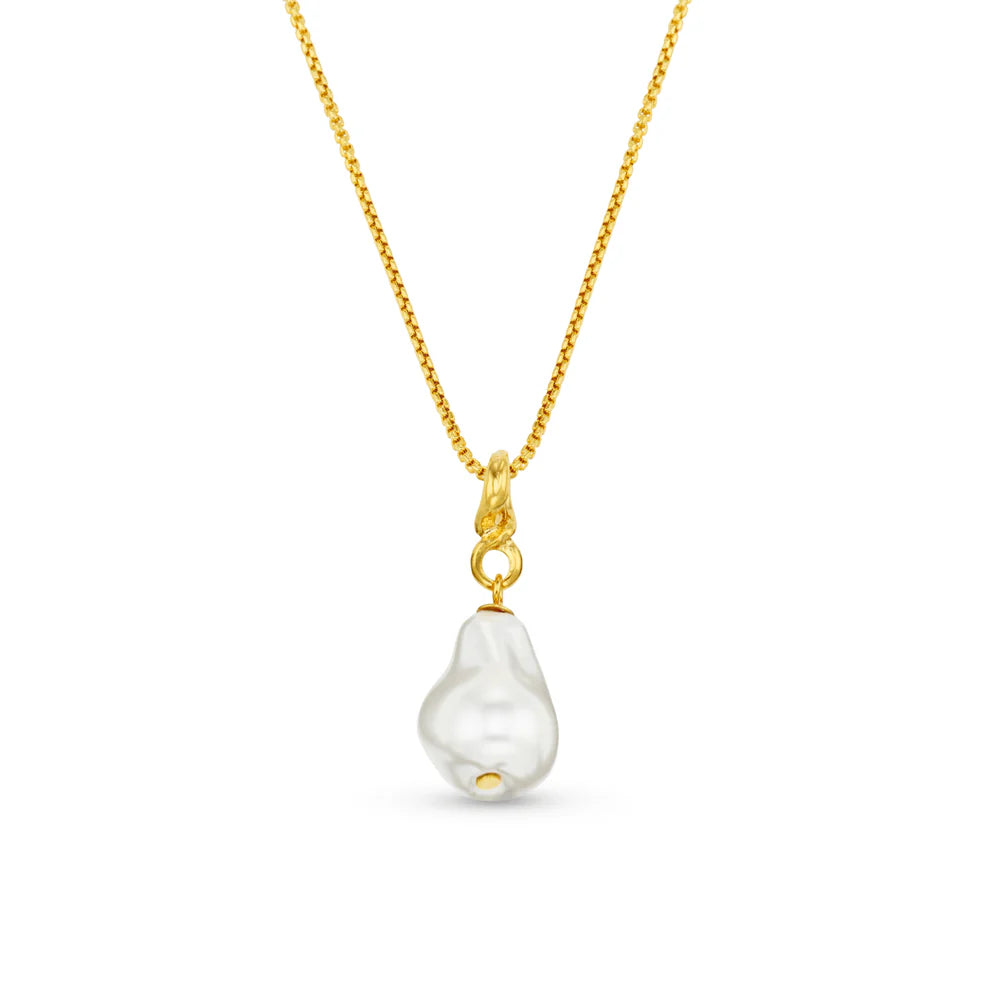 Statement Pearl Drop Necklace