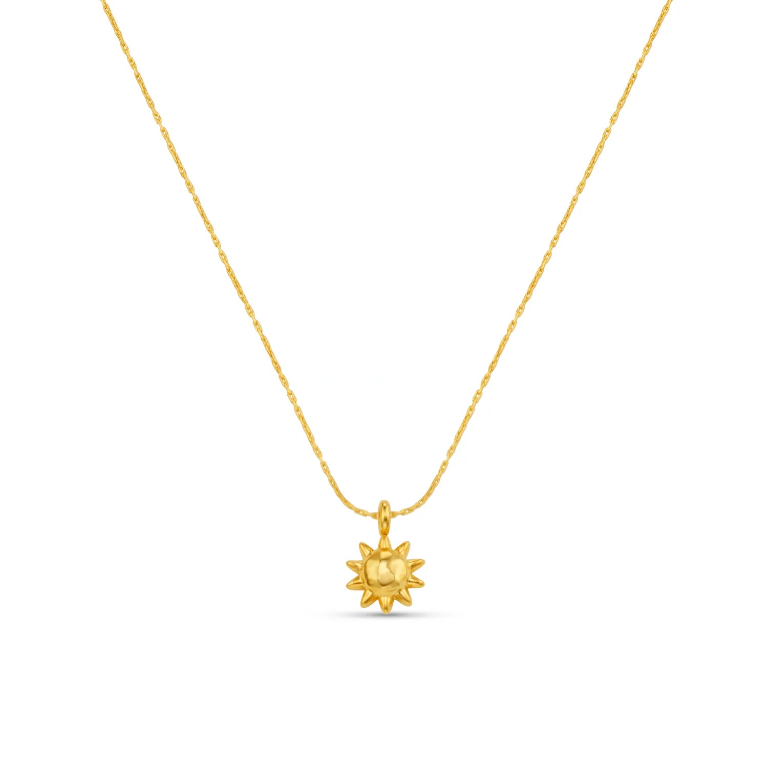 Mini Molten Sun Collar Necklace - MarramTrading.com