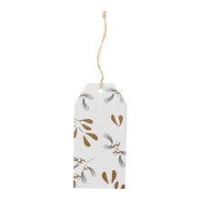 Load image into Gallery viewer, Mistletoe White Christmas Gift Tags - 8 Pack - MarramTrading.com
