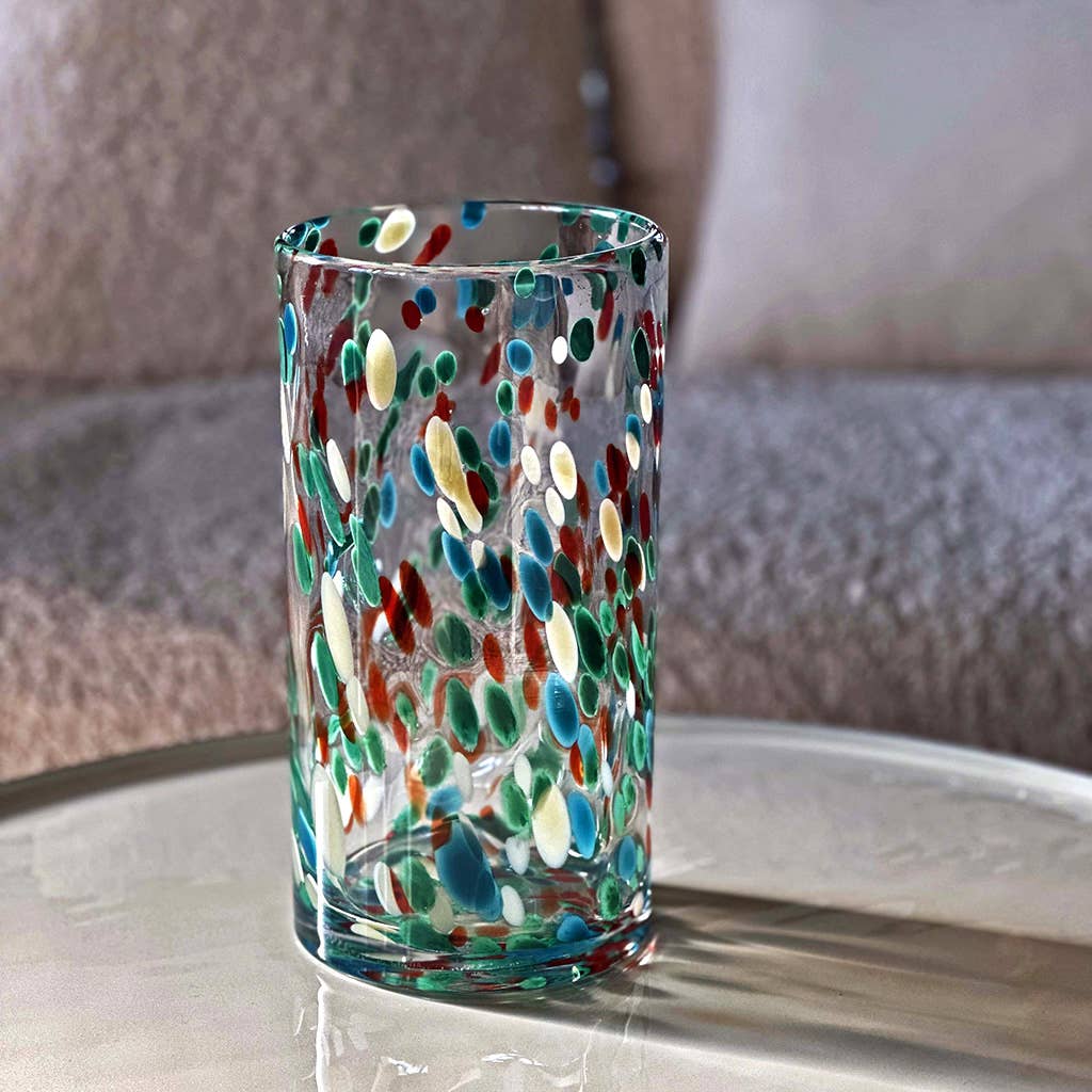 Multi leopard tube vase - MarramTrading.com