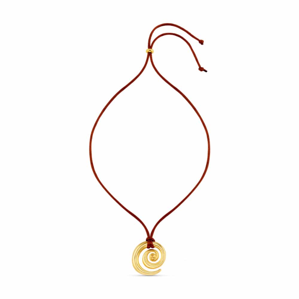 Spiral Cord Adjustable Necklace