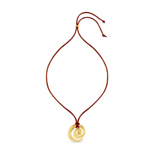 Spiral Cord Adjustable Necklace