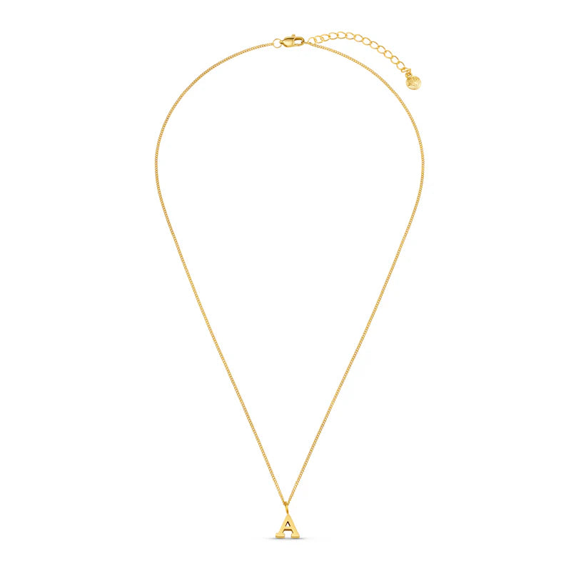 LUXE A Initial Necklace