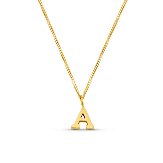 LUXE A Initial Necklace
