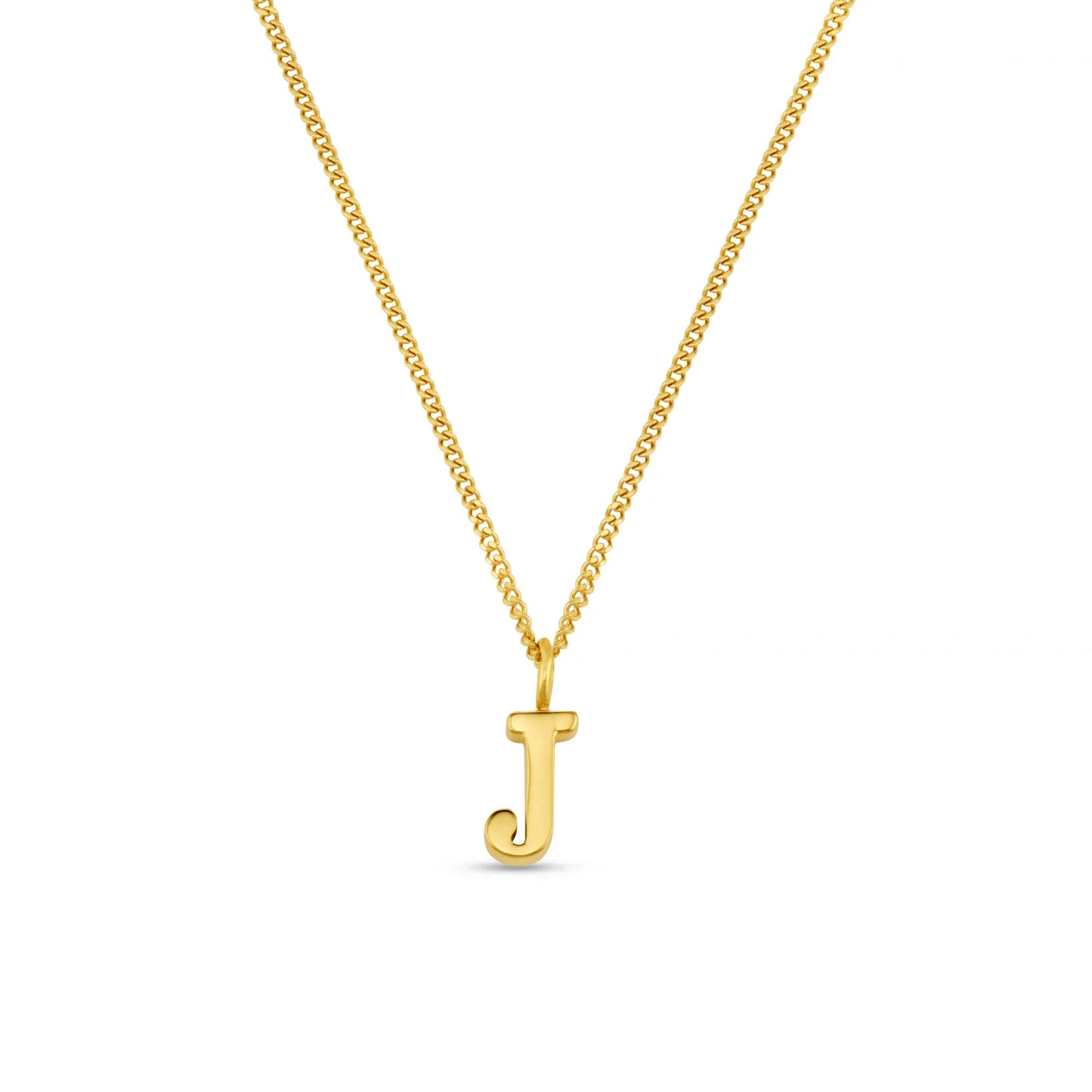 LUXE J Initial Necklace