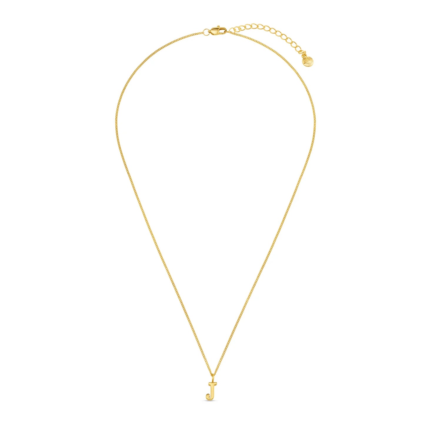 LUXE J Initial Necklace