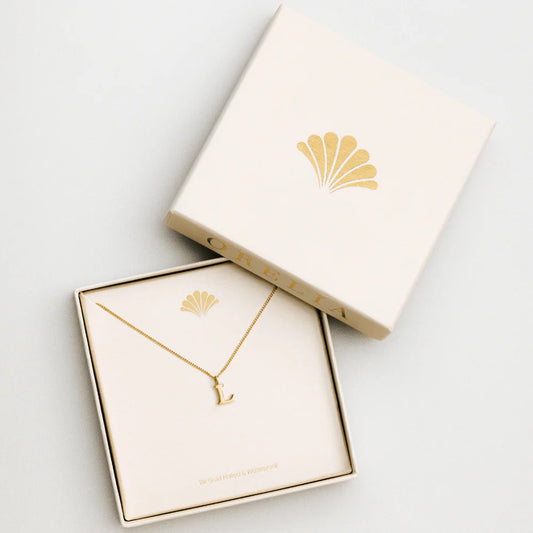 LUXE L Initial Necklace
