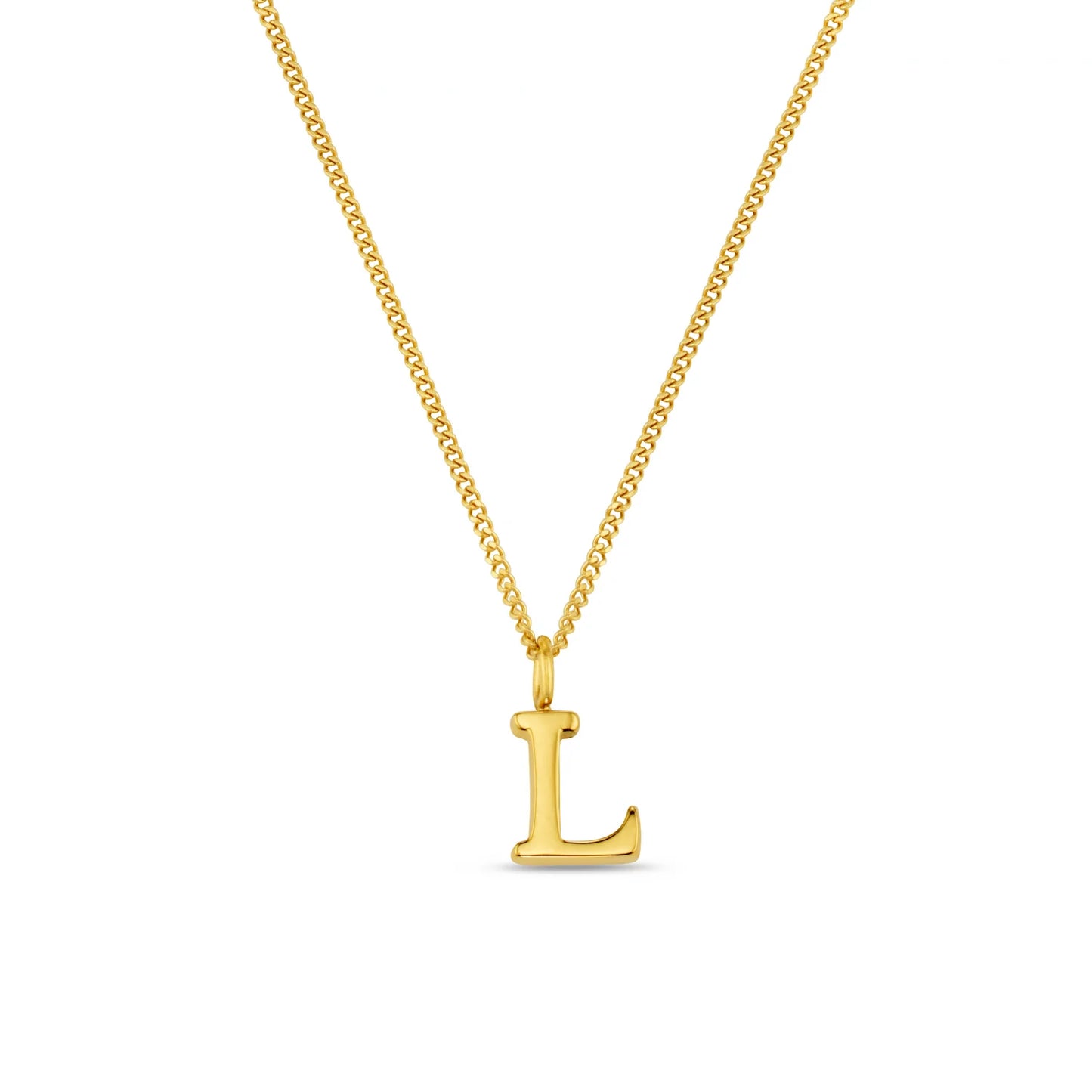 LUXE L Initial Necklace