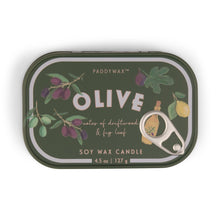 Load image into Gallery viewer, Olive Printed Tin Candle - Fig Olive - MarramTrading.com
