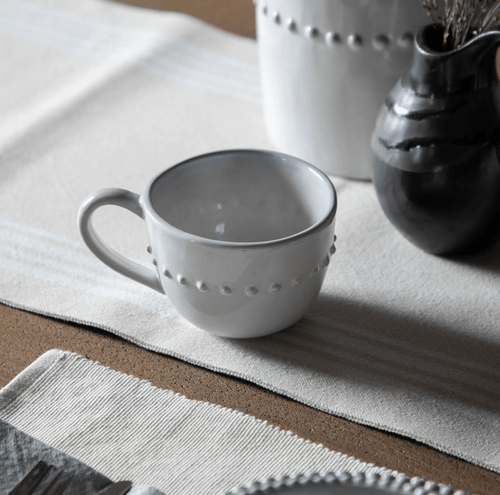Organic Beaded Mug - Set of 4 - MarramTrading.com