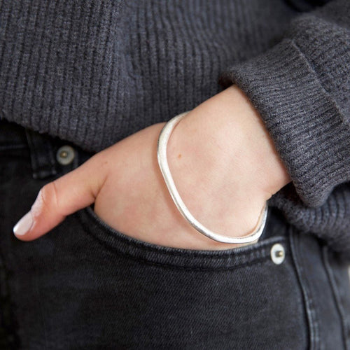 Organic Shape Bangle - MarramTrading.com
