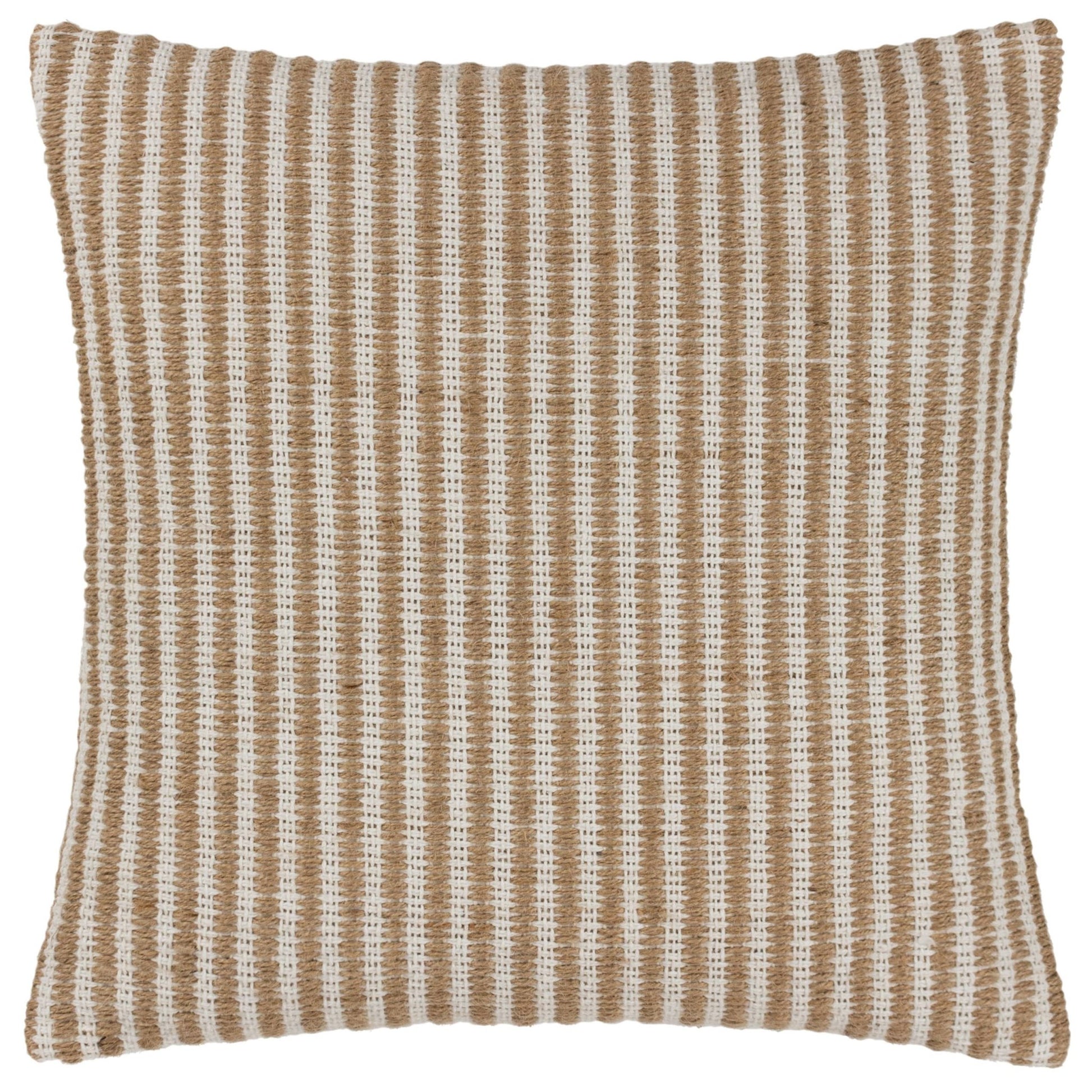 Organic Stripe Cushion Natural - MarramTrading.com