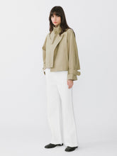 Load image into Gallery viewer, Overlay Cropped Trench Coat - MarramTrading.com
