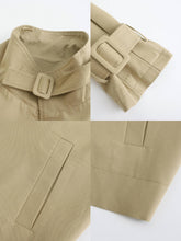 Load image into Gallery viewer, Overlay Cropped Trench Coat - MarramTrading.com
