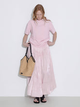 Load image into Gallery viewer, Oversized Round Neck Short Sleeve Pleated Dress - MarramTrading.com
