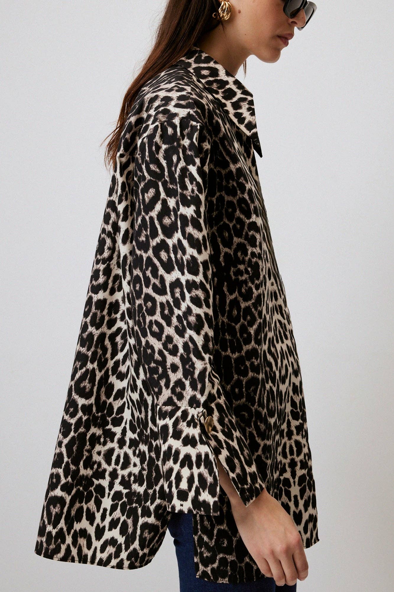 PATTERNED SHIRT WITH WIDE CUFFS - MarramTrading.com