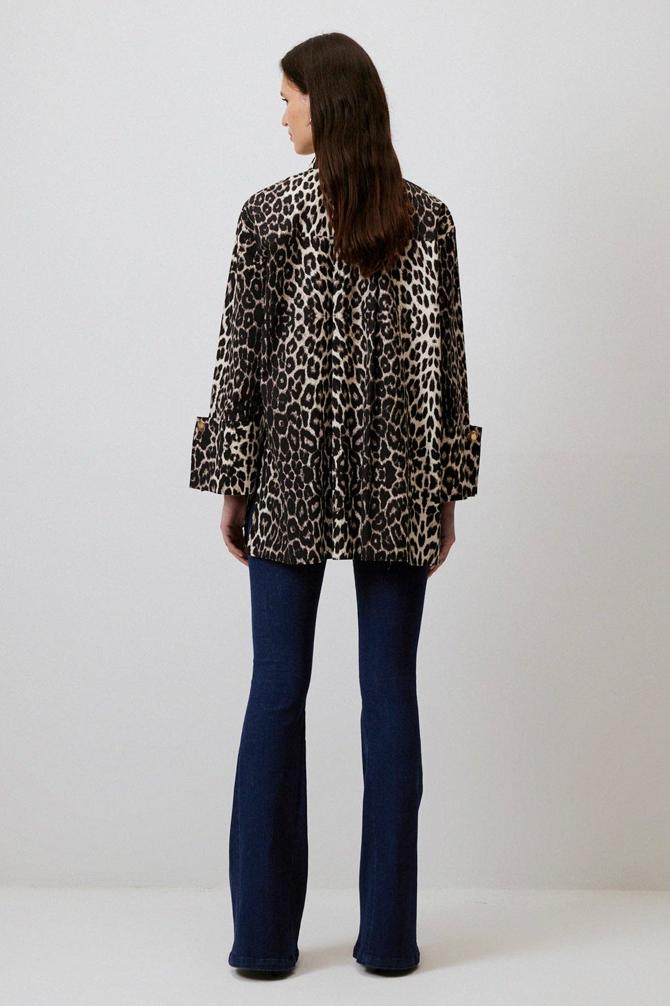 PATTERNED SHIRT WITH WIDE CUFFS - MarramTrading.com