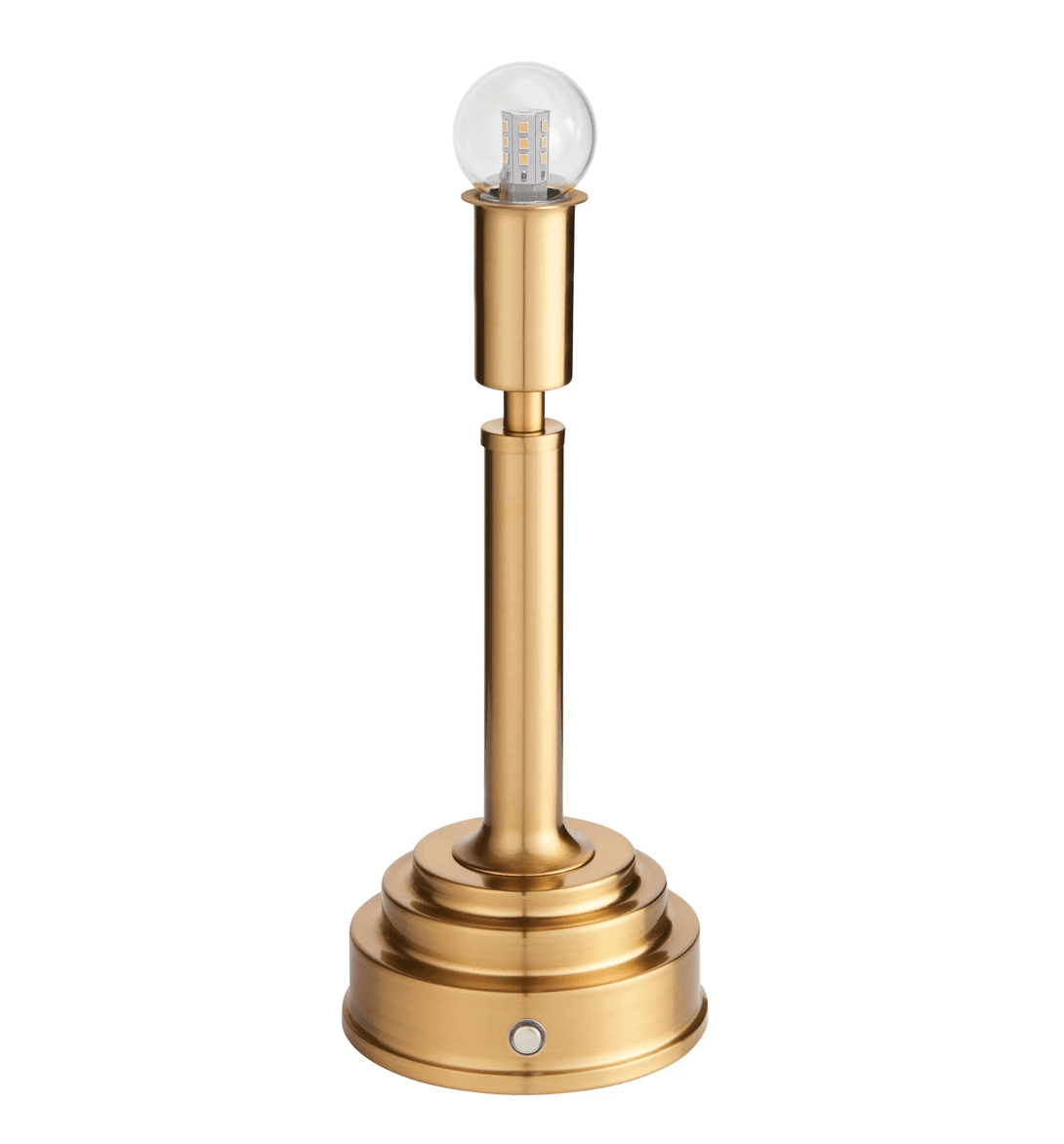 Rechargeable Table Lamp Base Brushed Brass - MarramTrading.com