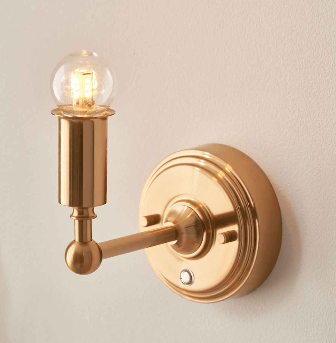 Rechargeable Wall Light Aged Brass - MarramTrading.com