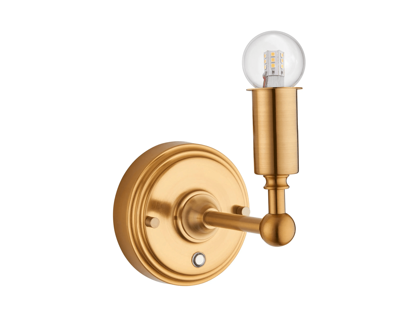 Rechargeable Wall Light Aged Brass - MarramTrading.com