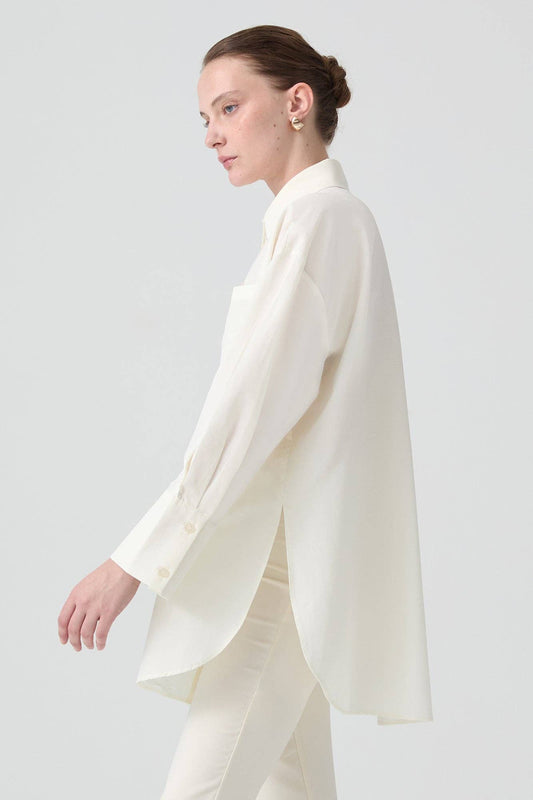 RELAXED FIT POPLIN SHIRT - MarramTrading.com