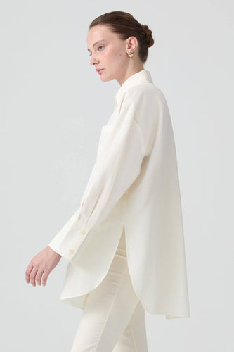 RELAXED FIT POPLIN SHIRT - MarramTrading.com