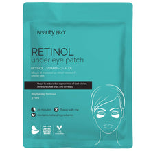 Load image into Gallery viewer, RETINOL Under Eye Mask Patch - Vegan, 3 Pairs per Pouch - MarramTrading.com
