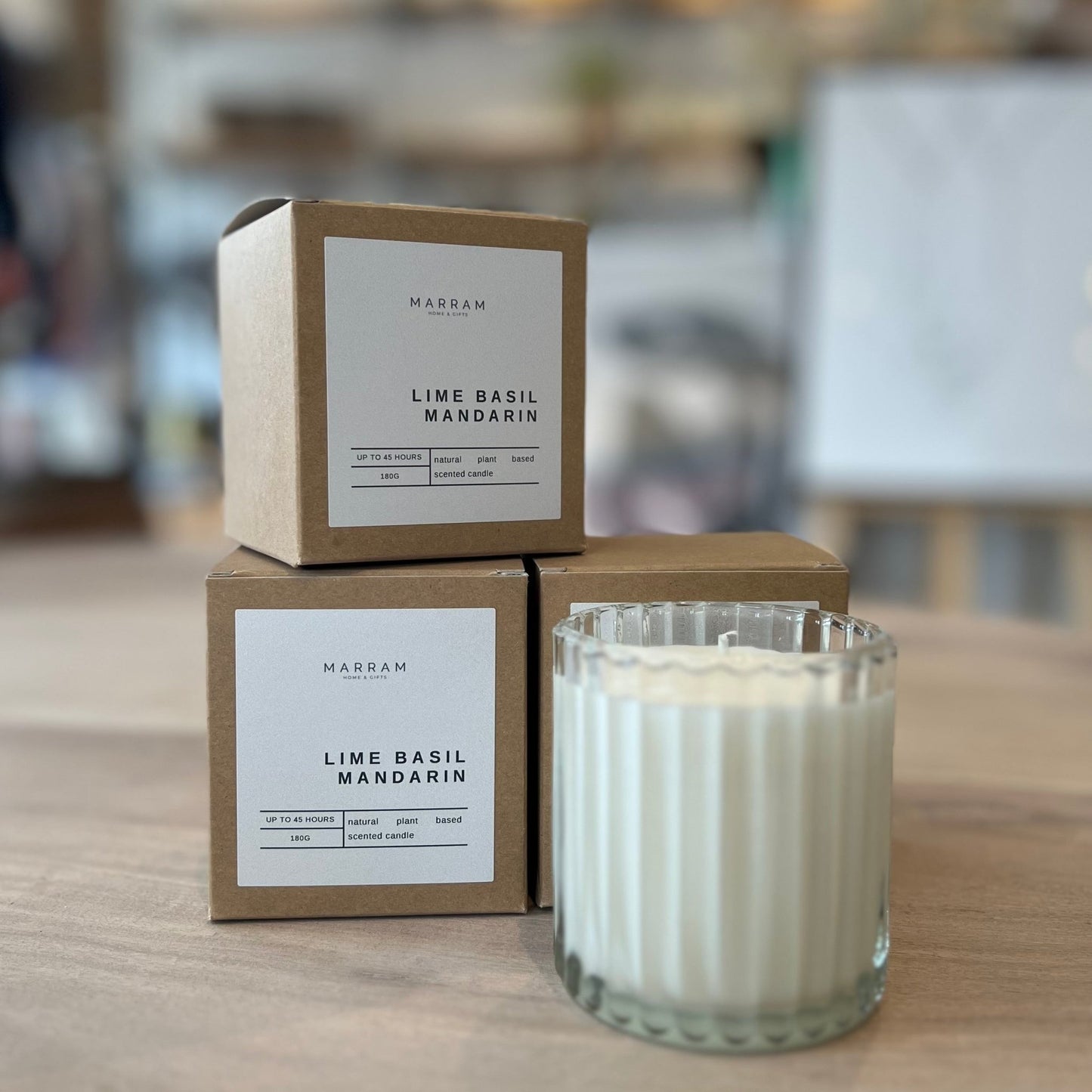 Ribbed Glass Candles by Marram - MarramTrading.com
