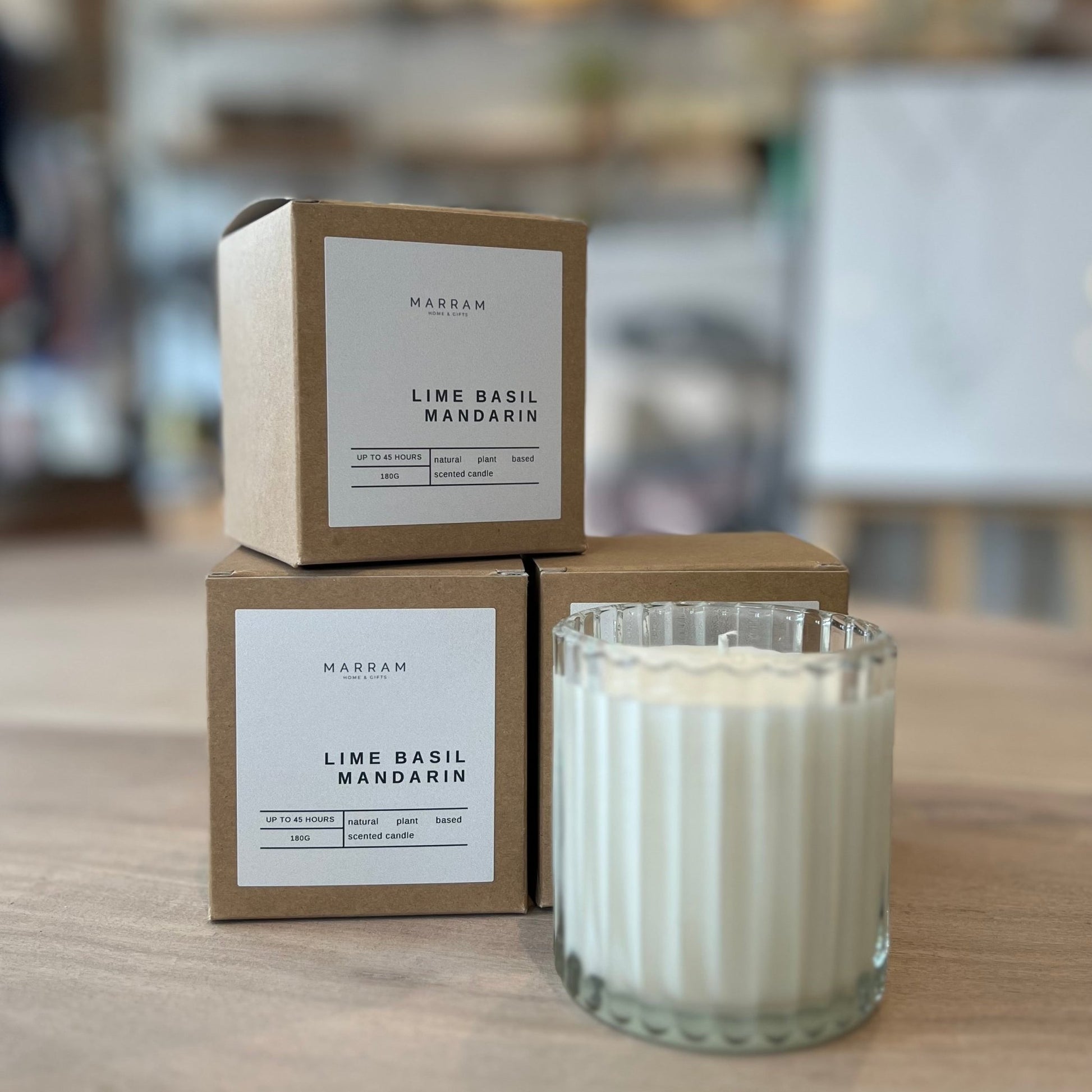 Ribbed Glass Candles by Marram - MarramTrading.com