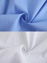 Load image into Gallery viewer, Ruffle Collar Striped Shirt - MarramTrading.com
