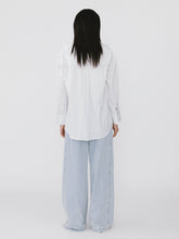 Load image into Gallery viewer, Ruffle Collar Striped Shirt - MarramTrading.com
