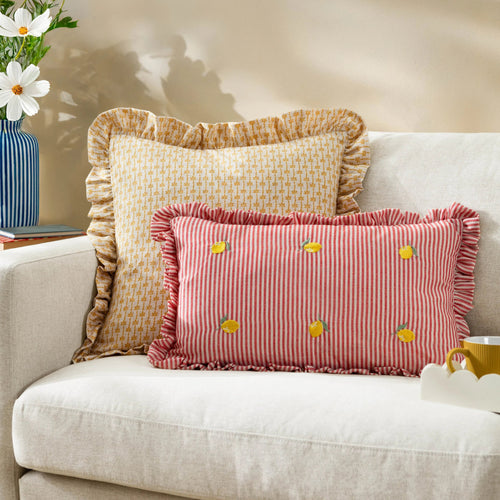 Ruffle Cushion Lemons - MarramTrading.com