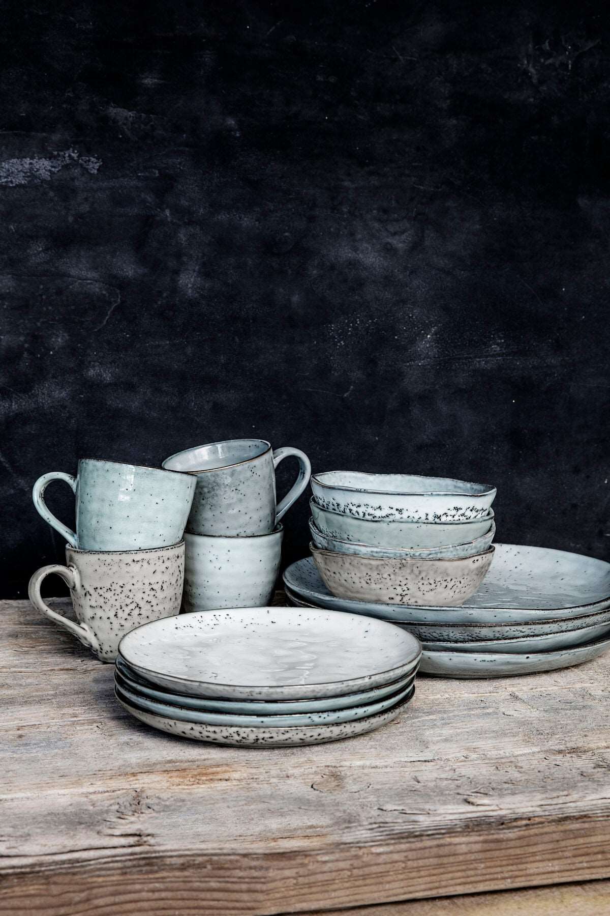 Rustic Mug Grey/Blue - MarramTrading.com