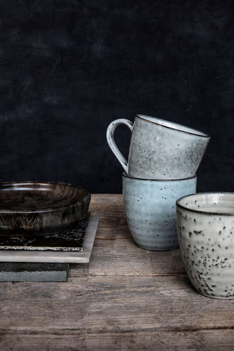 Rustic Mug Grey/Blue - MarramTrading.com