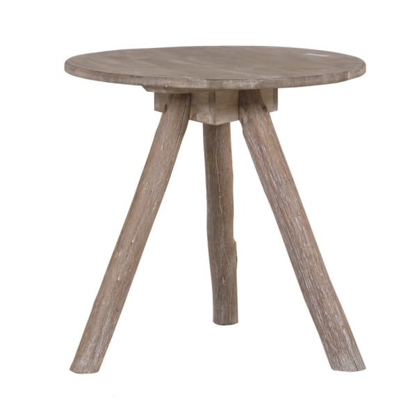 Rustic Wooden Tripod Table - MarramTrading.com