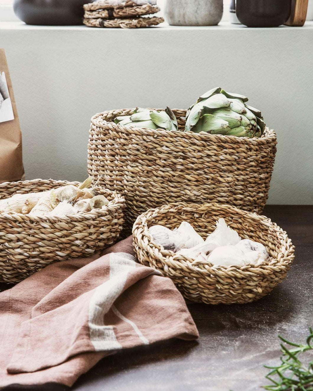 Set of 2 Bread Baskets - MarramTrading.com