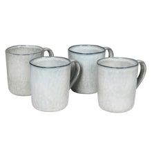 Load image into Gallery viewer, Set of 4 Organic Blue Mugs
