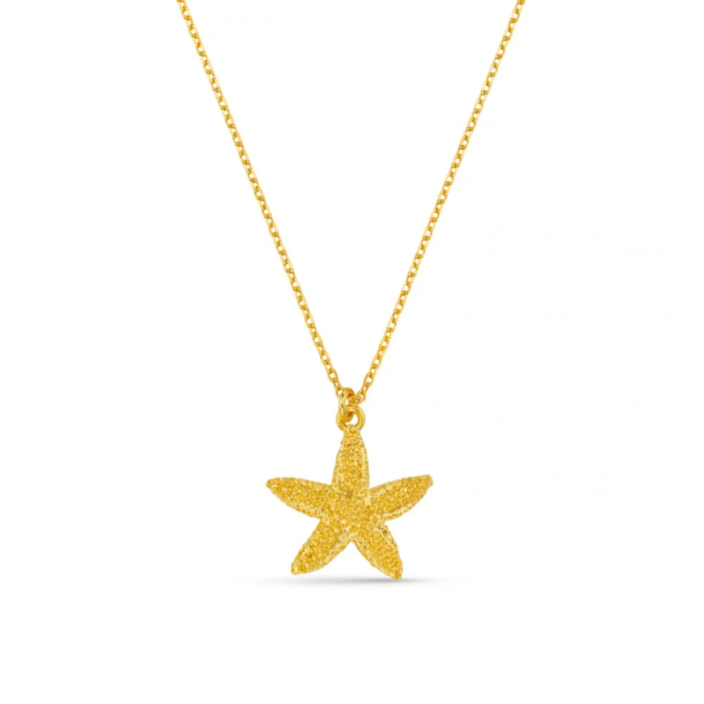 Textured Starfish Necklace
