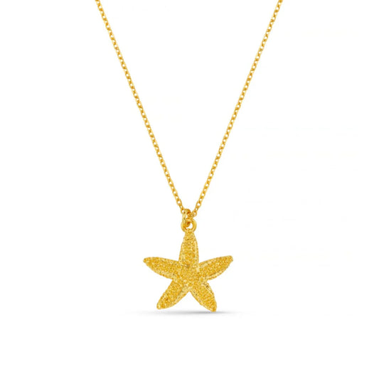 Textured Starfish Necklace