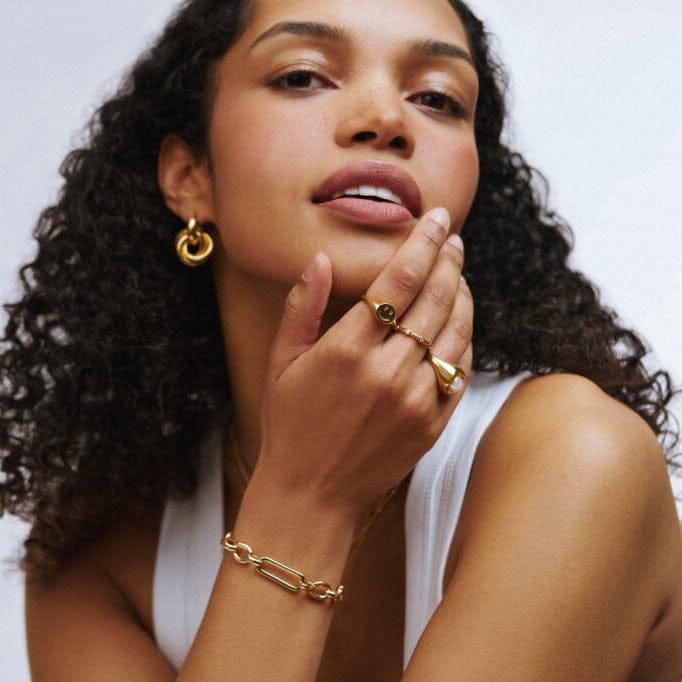 Happy Face Signet Ring